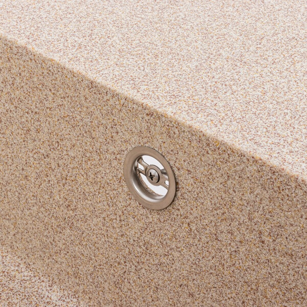 Гранітна мийка VALESO GALANS 7850 матова Карамель