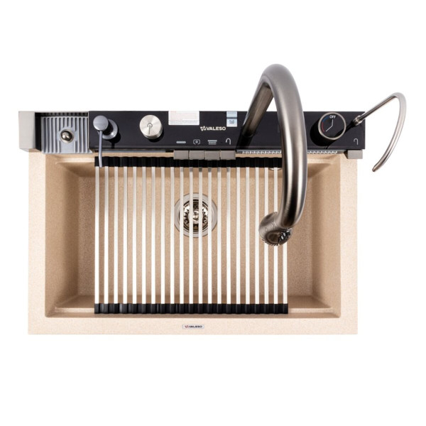 Гранітна мийка VALESO IRENA 6846 матова Сафарі