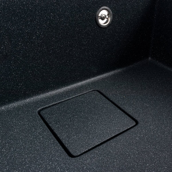 Кухонна мийка гранітна VALESO 6050 SHERLIT (антрацит)