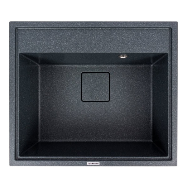 Кухонна мийка гранітна VALESO 6050 SHERLIT (антрацит)