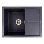 Гранітна мийка VALESO CRIPTA 6550 матова Карбон