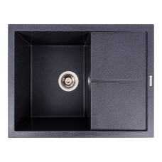 Гранитная мойка для кухни VALESO CRIPTA 6550 матовая Карбон