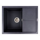 Гранітна мийка VALESO CRIPTA 6550 матова Карбон