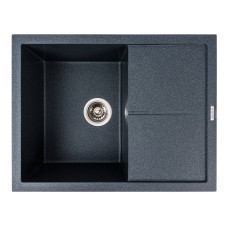 Гранитная мойка для кухни VALESO CRIPTA 6550 матовая Антрацит