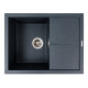 Гранітна мийка VALESO CRIPTA 6550 матова Антрацит