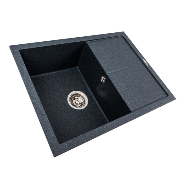 Гранітна мийка VALESO CRIPTA 6550 матова Антрацит