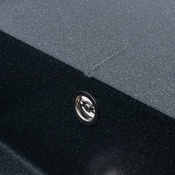 Гранітна мийка VALESO CRIPTA 6550 матова Антрацит