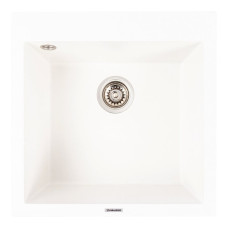 Гранитная мойка для кухни VALESO GALAX 5050 матовая Белоснежная