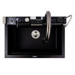 Гранітна мийка VALESO IRENA 6846 матова Чорна