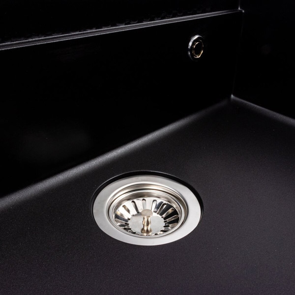 Гранітна мийка VALESO IRENA 6846 матова Чорна