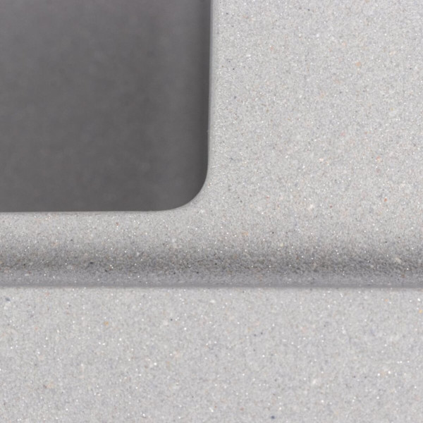 Гранітна мийка VALESO GALANS 7850 матова Сірий металік