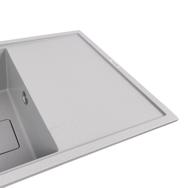 Гранітна мийка VALESO GALANS 7850 матова Сірий металік