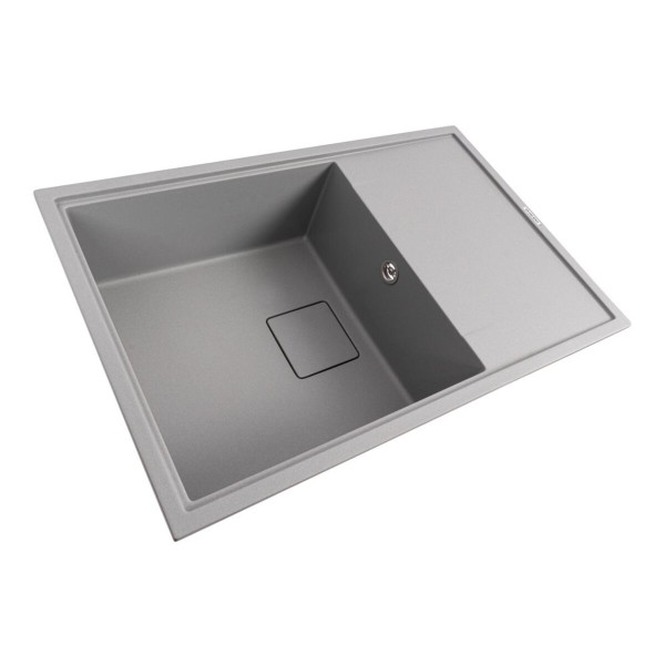 Гранітна мийка VALESO GALANS 7850 матова Сірий металік