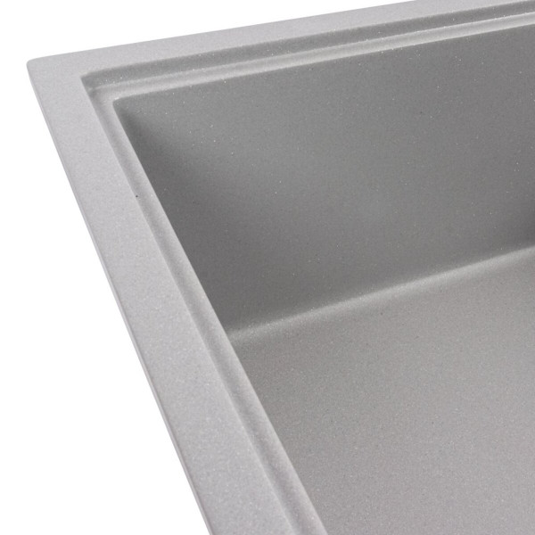 Гранітна мийка VALESO GALANS 7850 матова Сірий металік