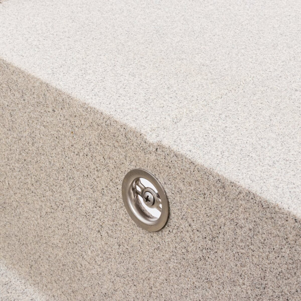 Гранітна мийка VALESO CRIPTA 6550 матова Сіра