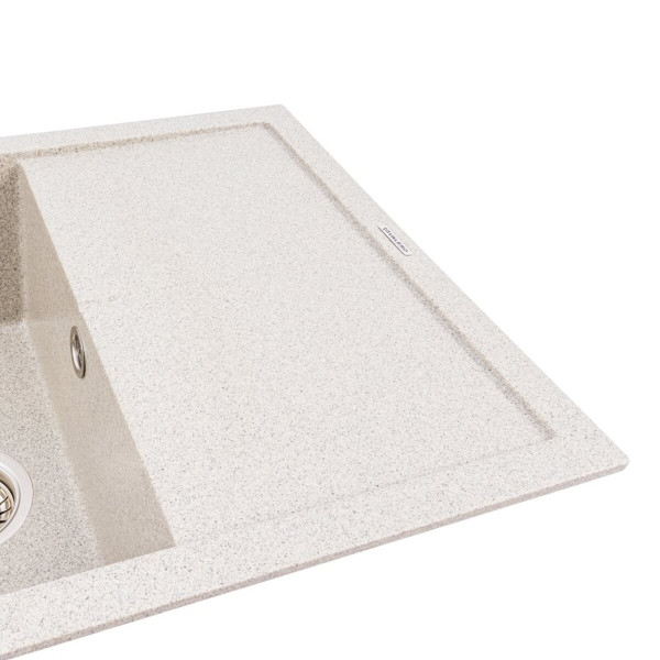 Гранітна мийка VALESO CRIPTA 6550 матова Сіра