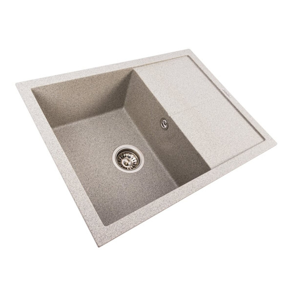 Гранітна мийка VALESO CRIPTA 6550 матова Сіра