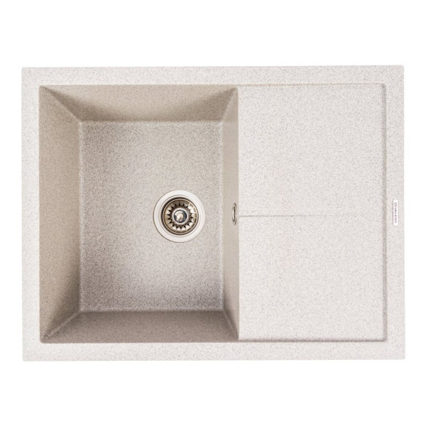 Гранітна мийка VALESO CRIPTA 6550 матова Сіра