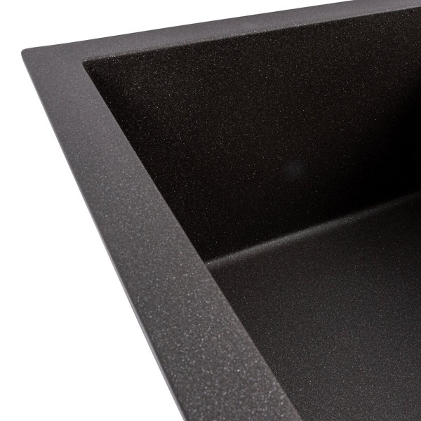 Кухонна мийка гранітна VALESO 6550 CRIPTA (моріон)