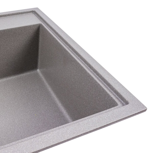 Гранітна мийка VALESO SHERLIT 6050 матова Сірий мусон