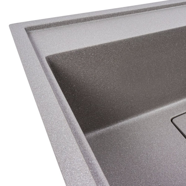 Гранітна мийка VALESO SHERLIT 6050 матова Сірий мусон