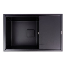 Гранитная мойка для кухни VALESO GALANS 7850 матовая Черная