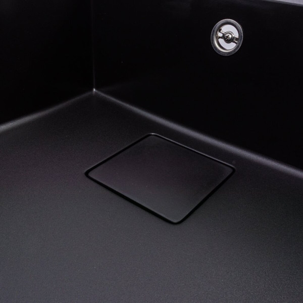 Гранітна мийка VALESO GALANS 7850 матова Чорна