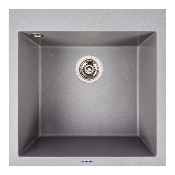 Гранітна мийка VALESO GALAX 5050 матова Сірий мусон