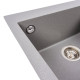 Гранітна мийка VALESO GALAX 5050 матова Сірий мусон