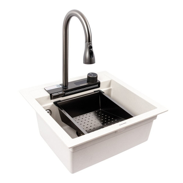 5149 VIVA матова Мийка гранітна VALESO (біла в крапку)