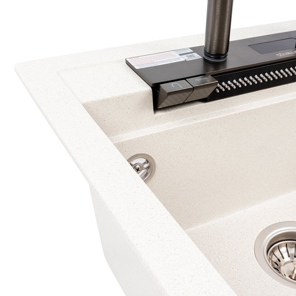 5149 VIVA матова Мийка гранітна VALESO (біла в крапку)