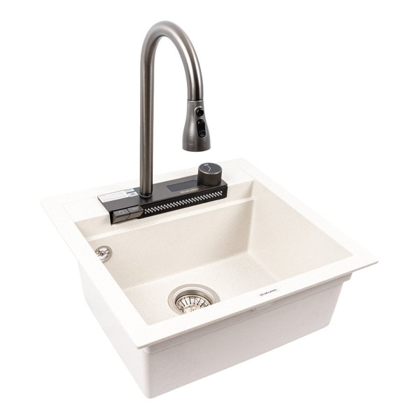 5149 VIVA матова Мийка гранітна VALESO (біла в крапку)