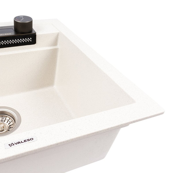 5149 VIVA матова Мийка гранітна VALESO (біла в крапку)