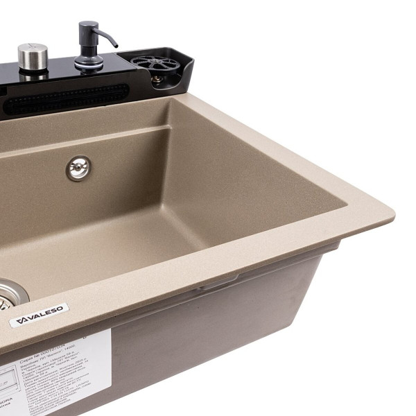 7546 EVANORA матова Мийка гранітна VALESO (титан)