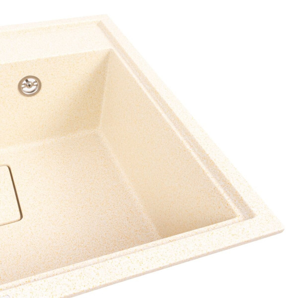 Кухонна мийка гранітна VALESO 6050 SHERLIT (пісок)