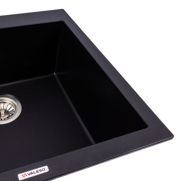 Гранітна мийка VALESO GALAX 5050 матова Чорна