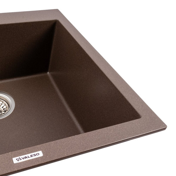 Гранітна мийка VALESO GALAX 5050 матова темна скеля