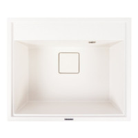 Гранитная мойка для кухни VALESO SHERLIT 6050 матовая Белоснежная