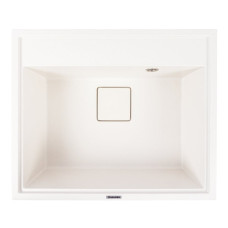 Гранитная мойка для кухни VALESO SHERLIT 6050 матовая Белоснежная