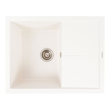 Гранитная мойка для кухни VALESO CRIPTA 6550 матовая Белоснежная