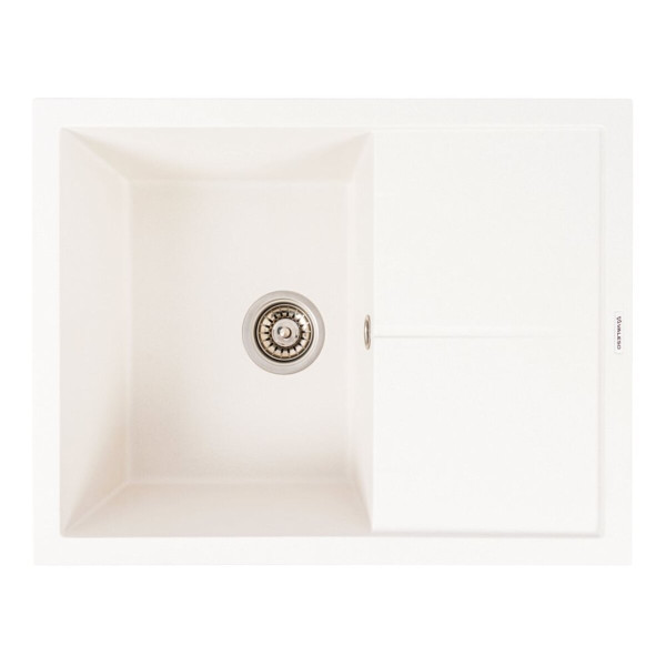 Гранітна мийка VALESO CRIPTA 6550 матова Білосніжна