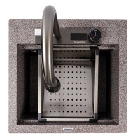 Кухонная гранитная мойка VALESO 5149 VIVA микс