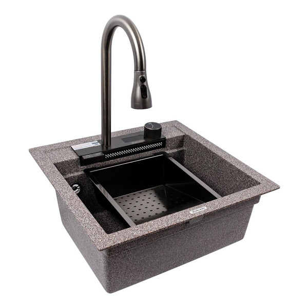 Кухонна гранітна мийка VALESO 5149 VIVA мікс