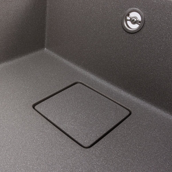 Гранітна мийка VALESO GALANS 7850 матова Сірий мусон