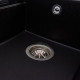 Гранітна мийка VALESO ATRUM 7950 матова Чорний металік