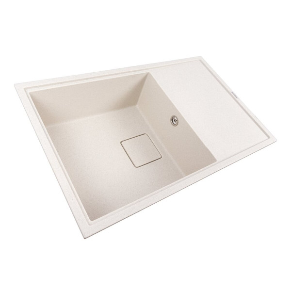 Гранітна мийка VALESO GALANS 7850 матова Біла в крапку