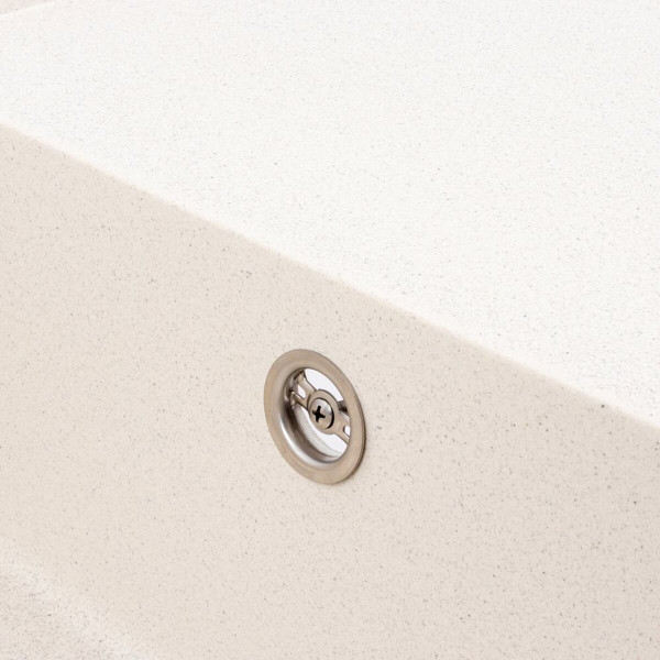 Гранітна мийка VALESO GALANS 7850 матова Біла в крапку