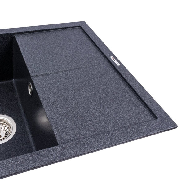 Гранітна мийка VALESO CALYPSO 7950 матова Карбон