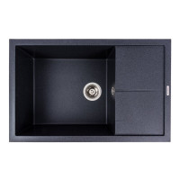 Гранитная мойка для кухни VALESO CALYPSO 7950 матовая Карбон