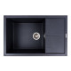 Гранітна мийка VALESO CALYPSO 7950 матова Карбон